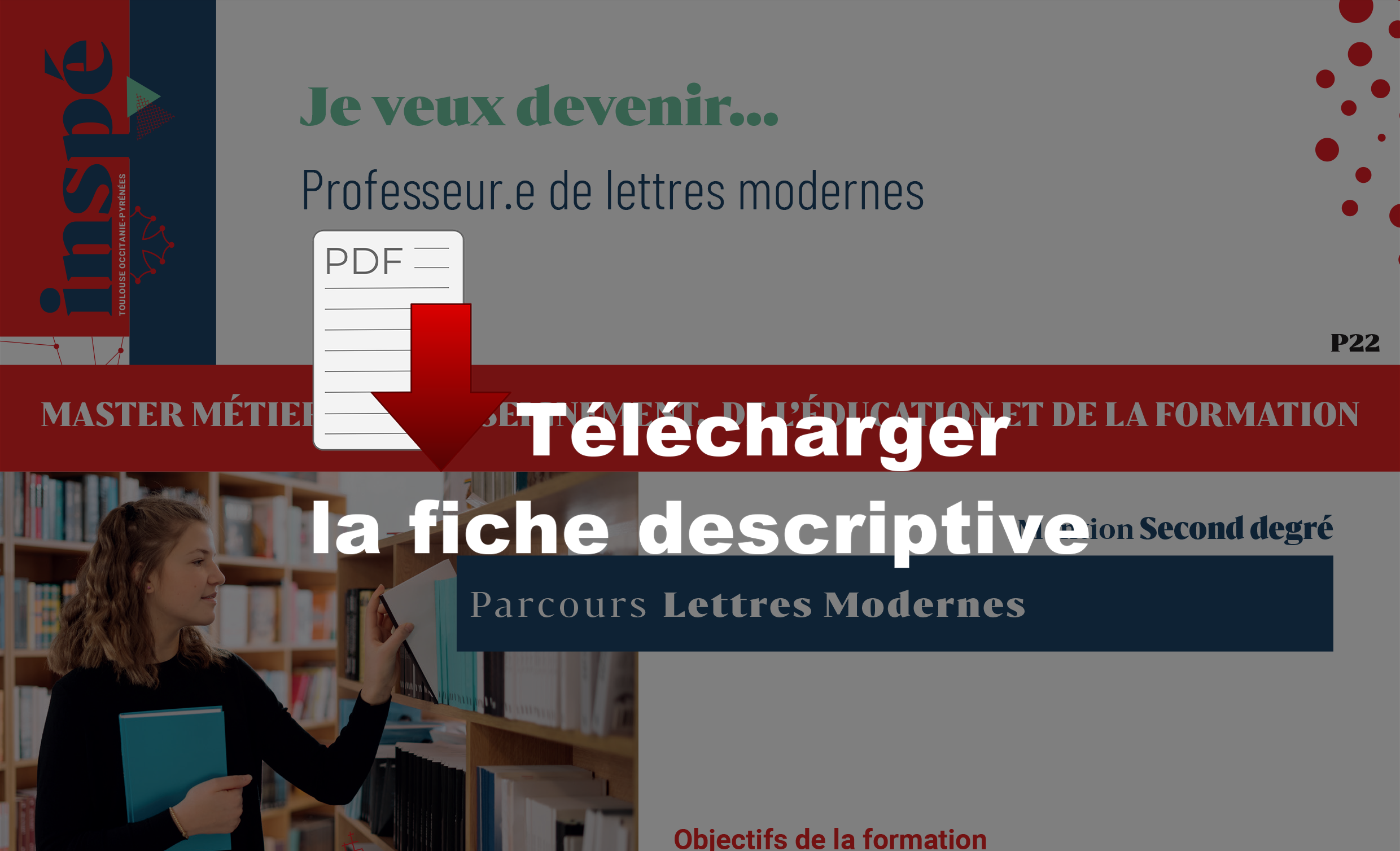 Master MEEF Lettres modernes