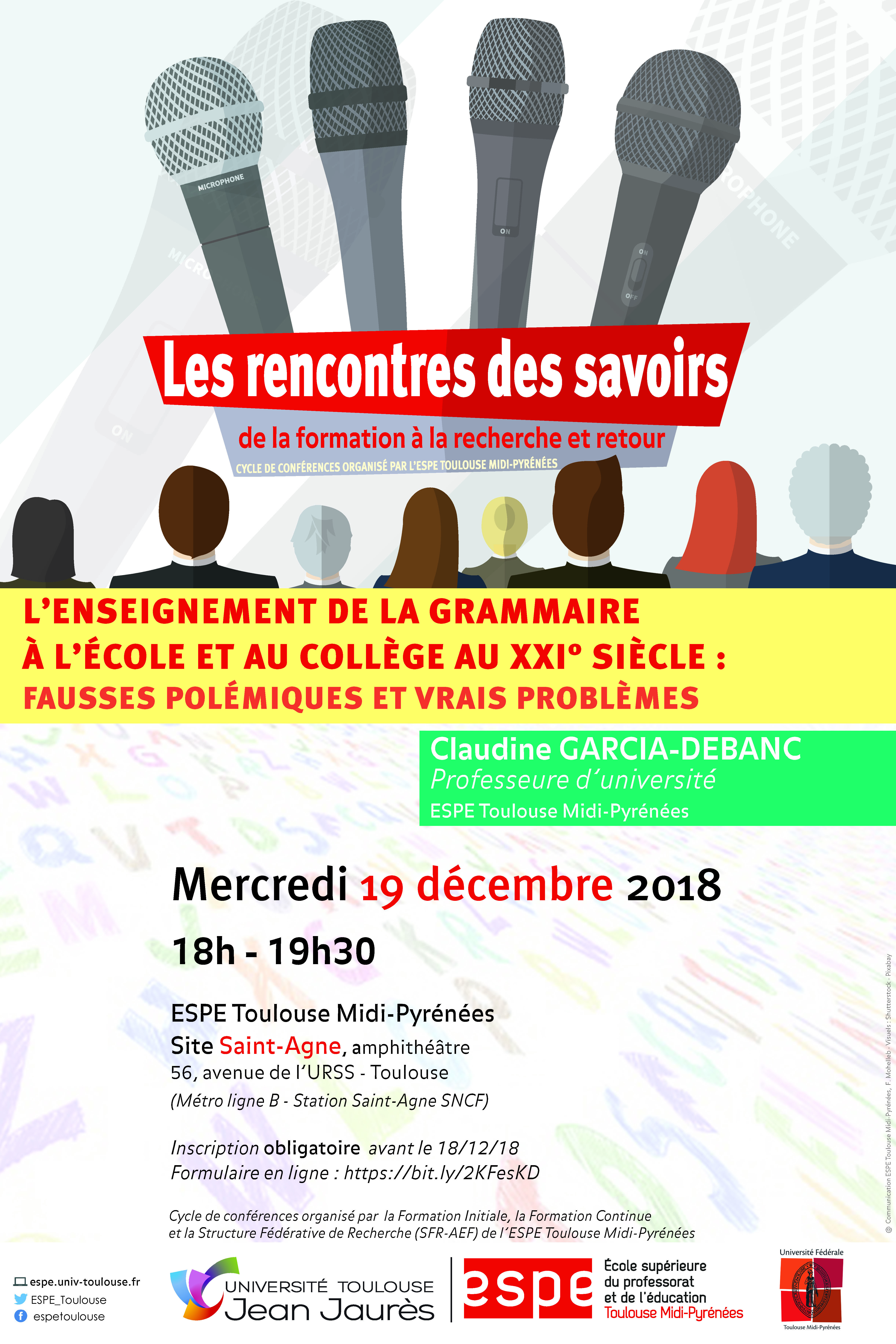 conférence rencontres des savoirs 19dec2018