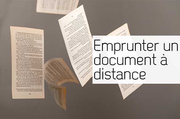 Emprunter un document à distance