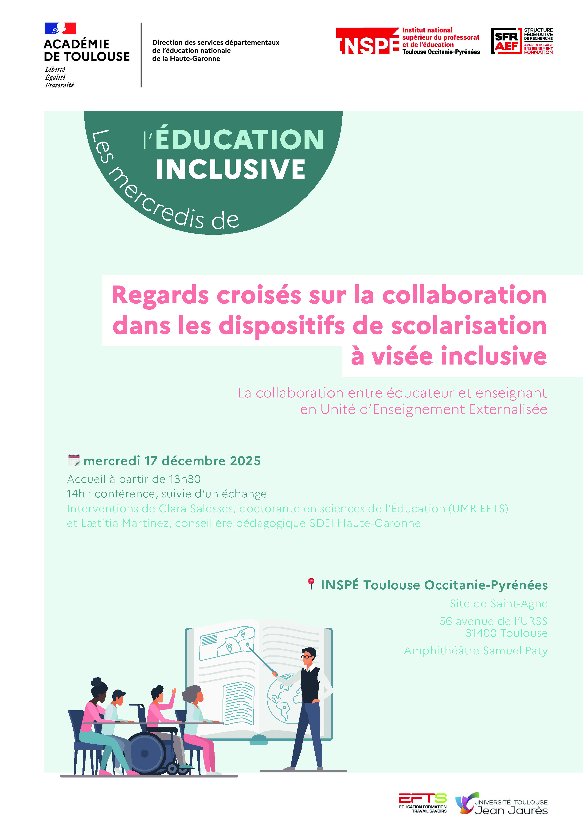 Affiche conférence inclusion