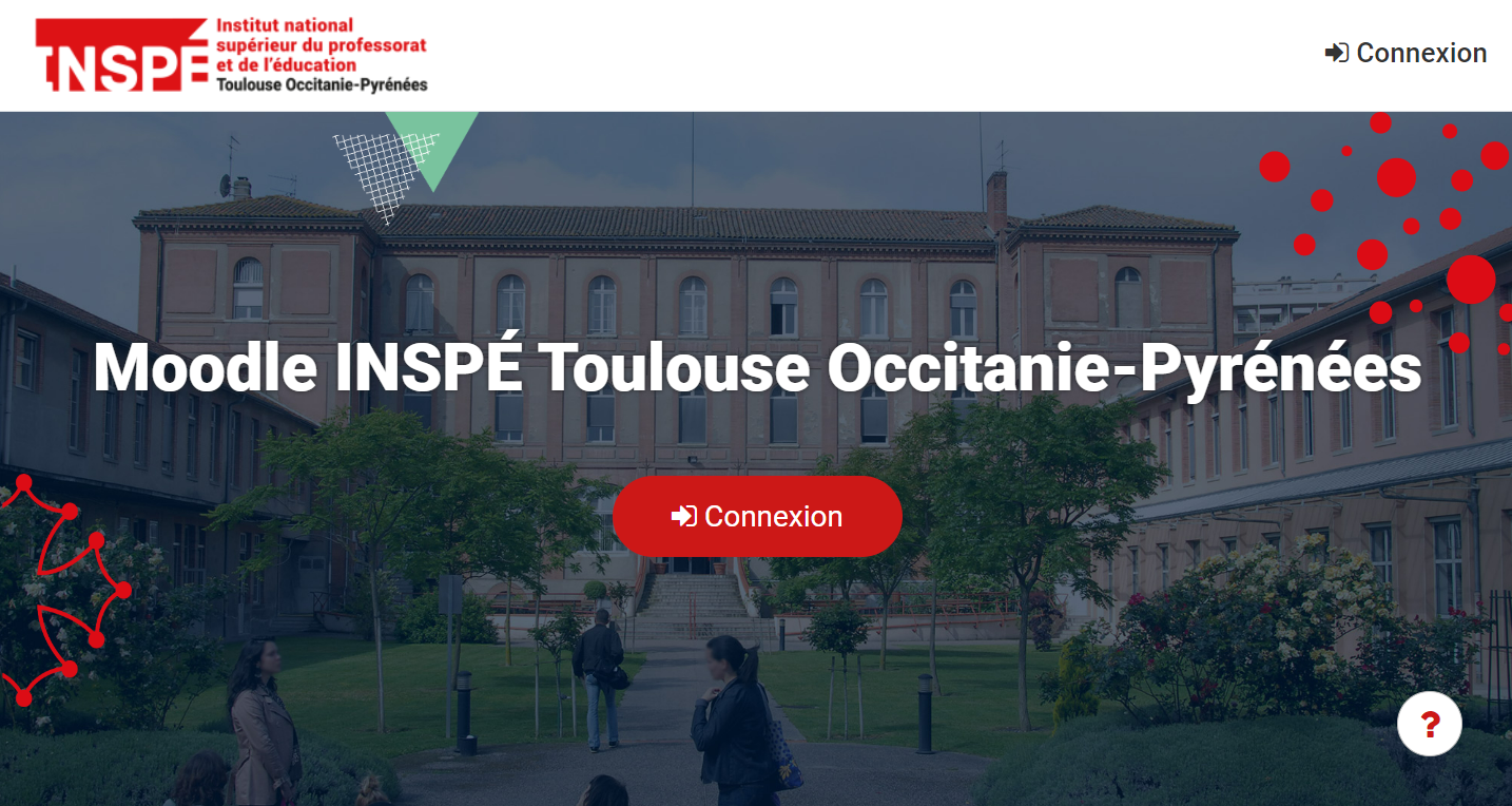 Moodle INSPE Page de connexion