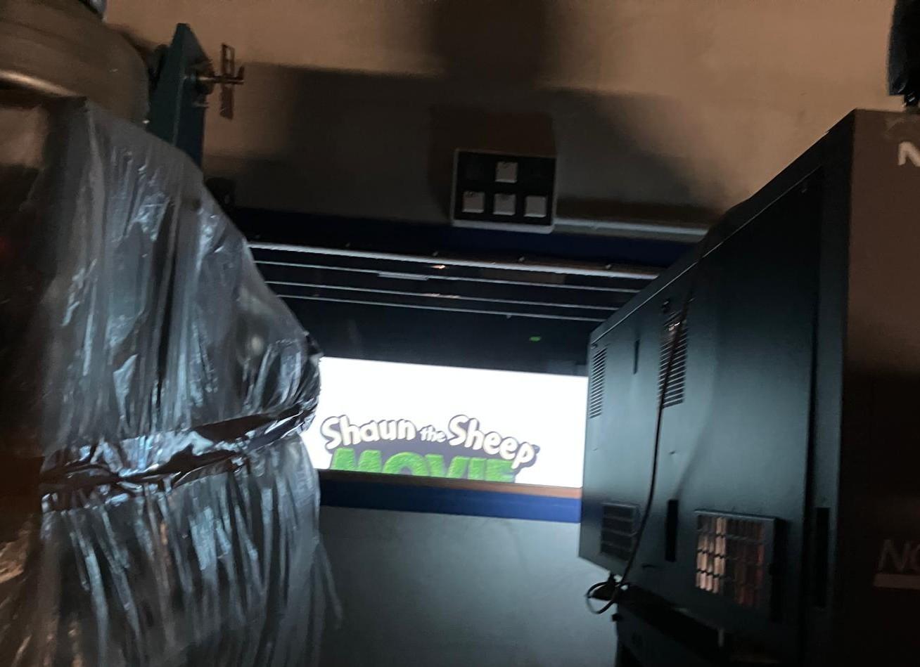 les coulisse de la projection de Shaun le mouton