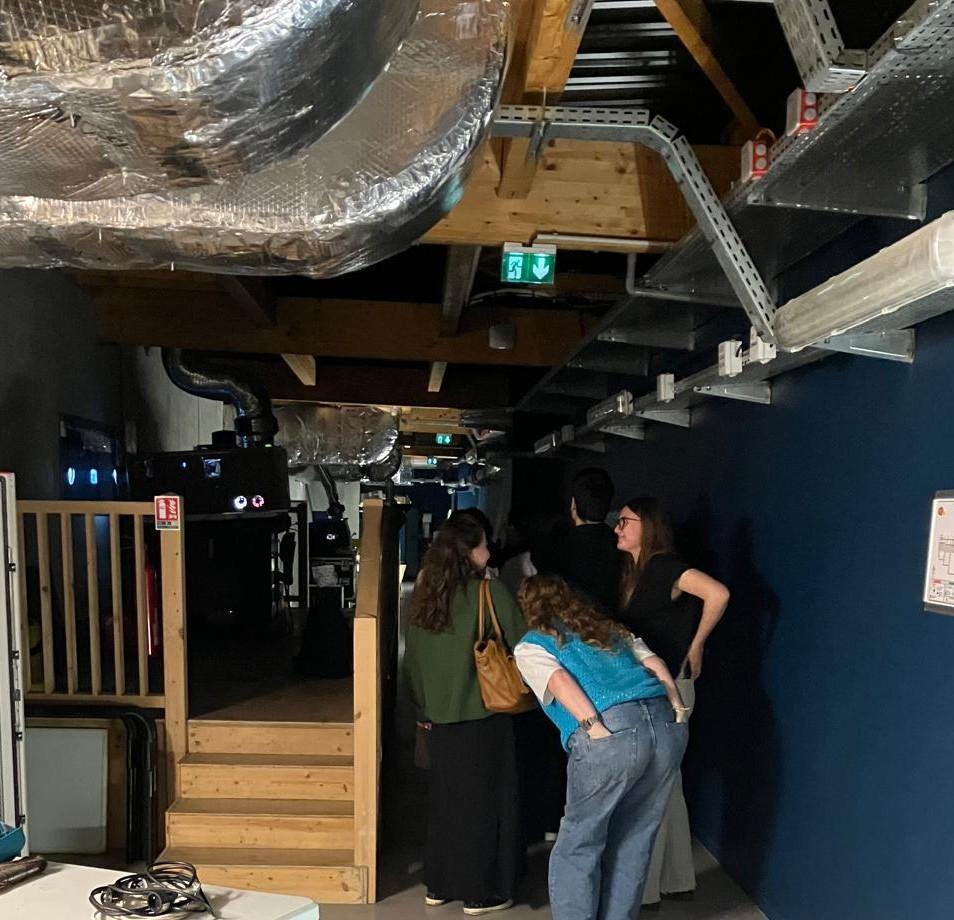 Visite des salles de projection